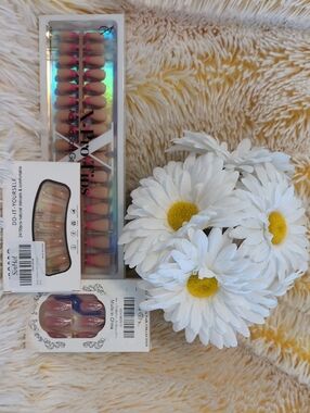 ❣️💅🏻 French Tip Different Colors Press-On Nails💅🏻❣️ Size Long